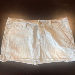 Stripe denim mini.  BOGO SALE!!